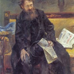 Peter Hille, Portrait Von Lovis Corinth